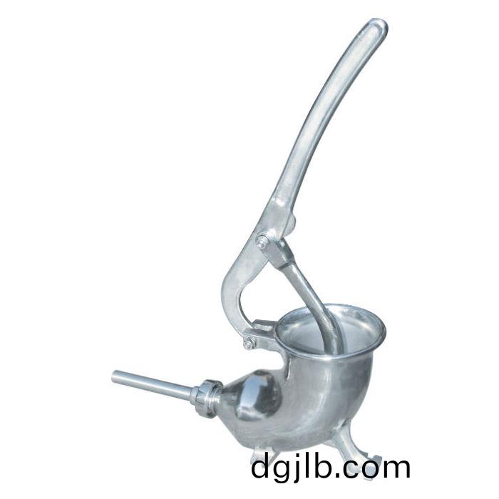 SG8手(shou)壓(ya)式灌腸(chang)機(ji) SG8手(shou)壓式(shi)灌(guan)腸機(ji)